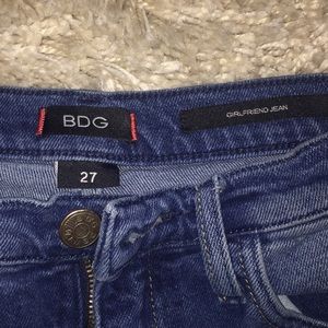 BDG high rise girl friend jeans